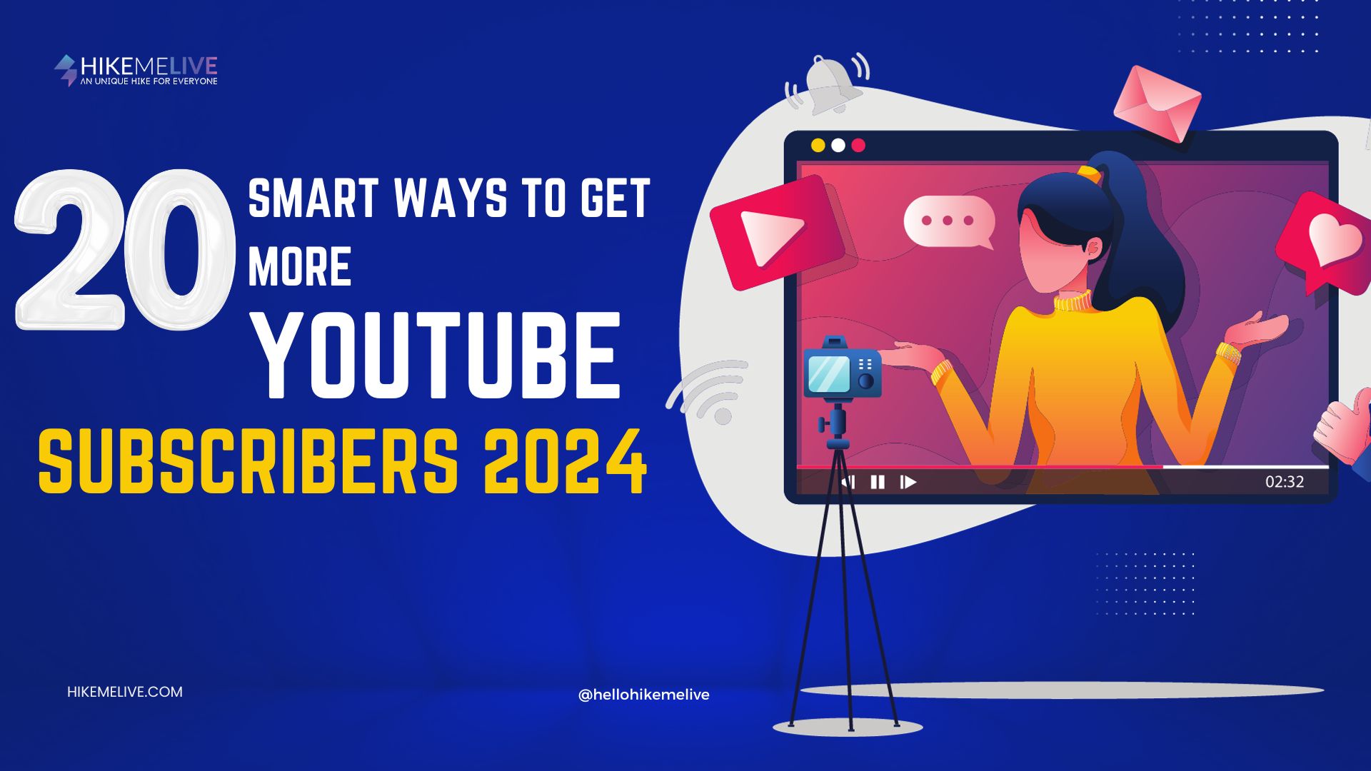 20 Smart Ways To Get More YouTube Subscribers 2024